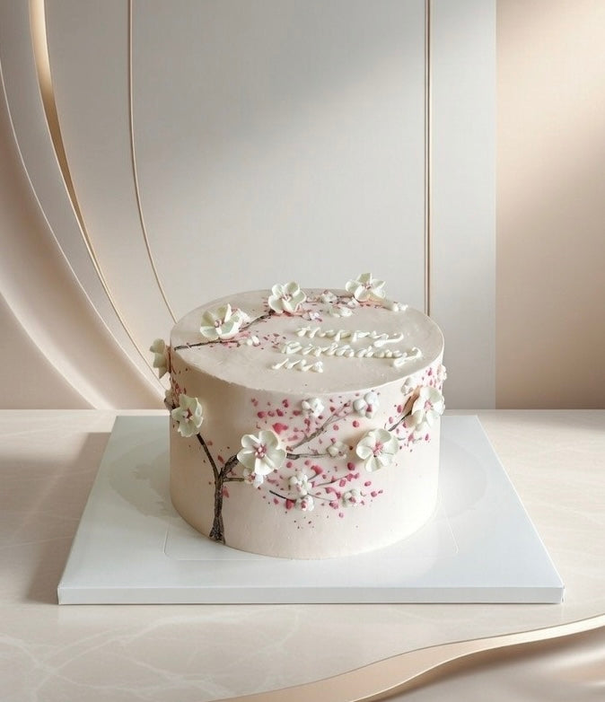 Cherry blossoms 櫻花樹下蛋糕