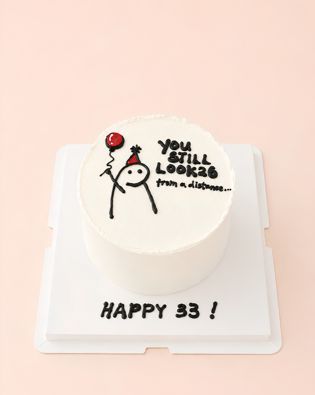 Funny Sketch Cake