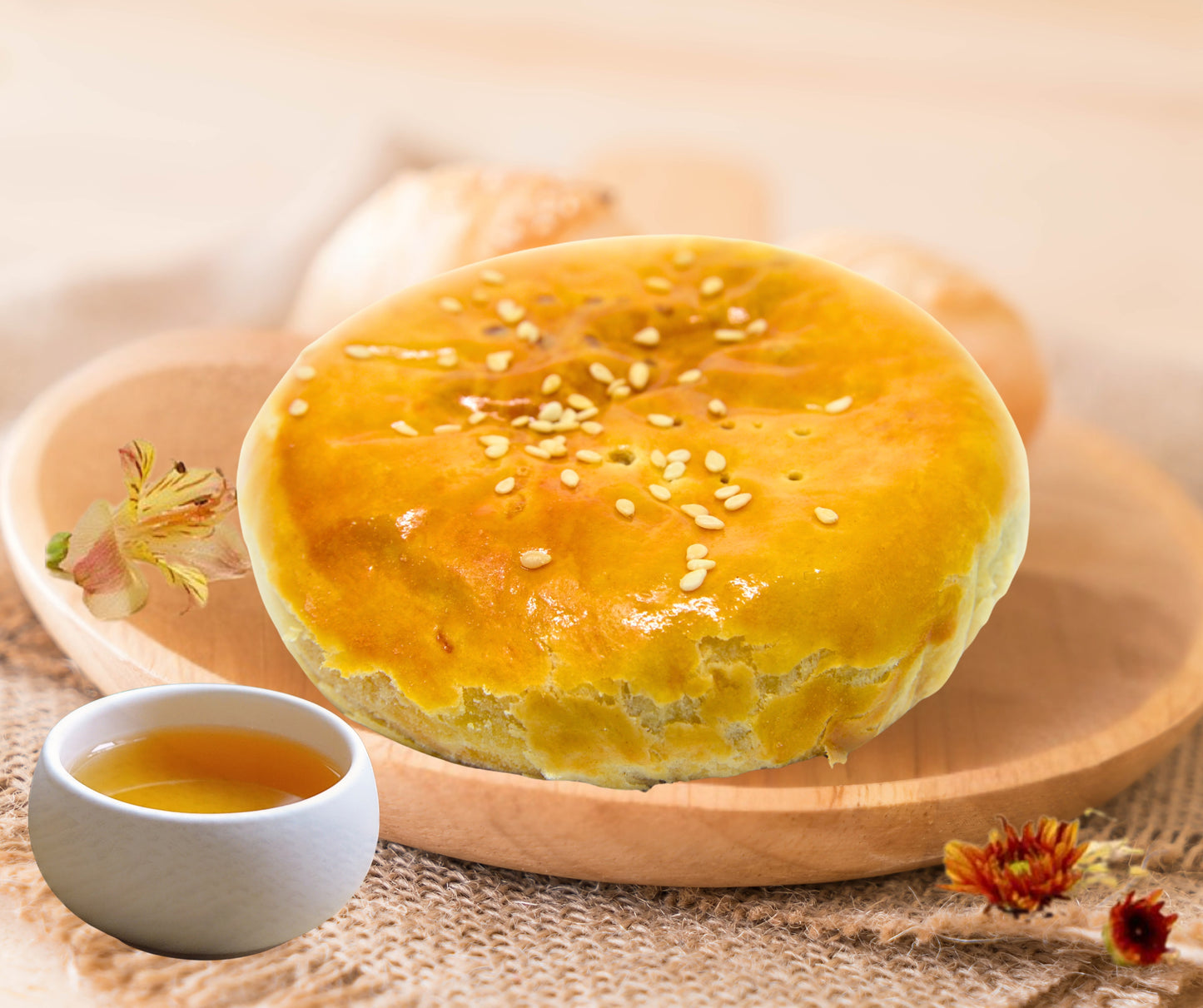 Sweet heart cake (Winter melon crisp)