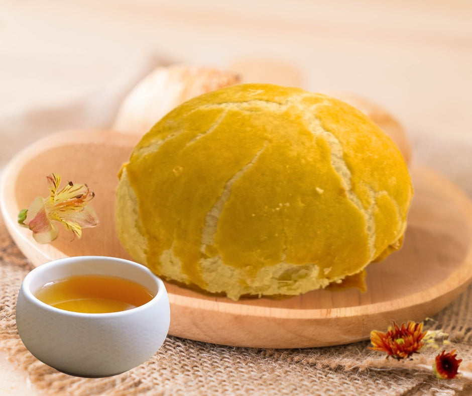 Century Egg Puff Pastry