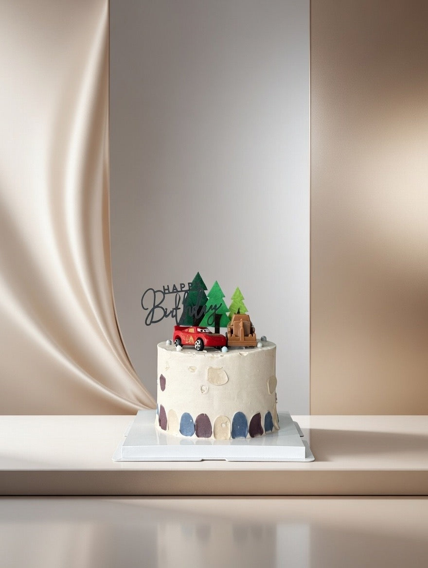 Cartoon Car Cake 卡通跑車蛋糕
