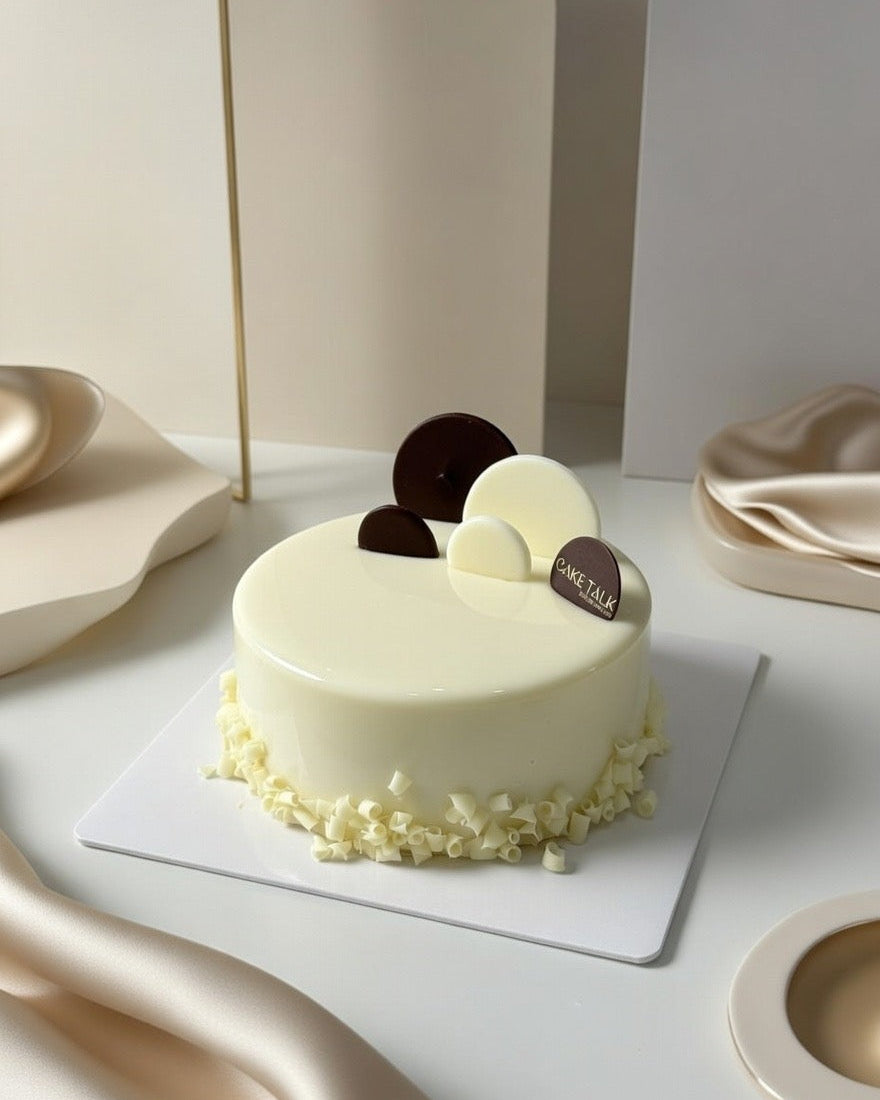 Black & White Chocolate Mousse Cake