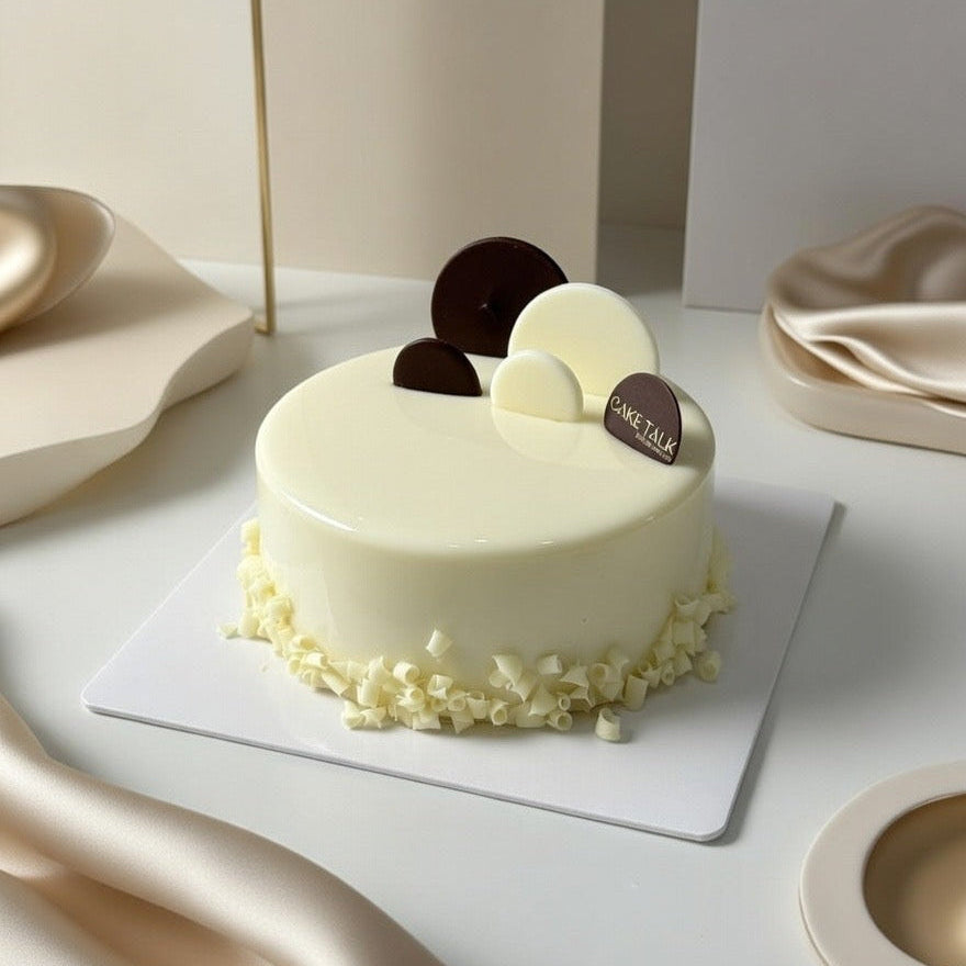 Black & White Chocolate Mousse Cake