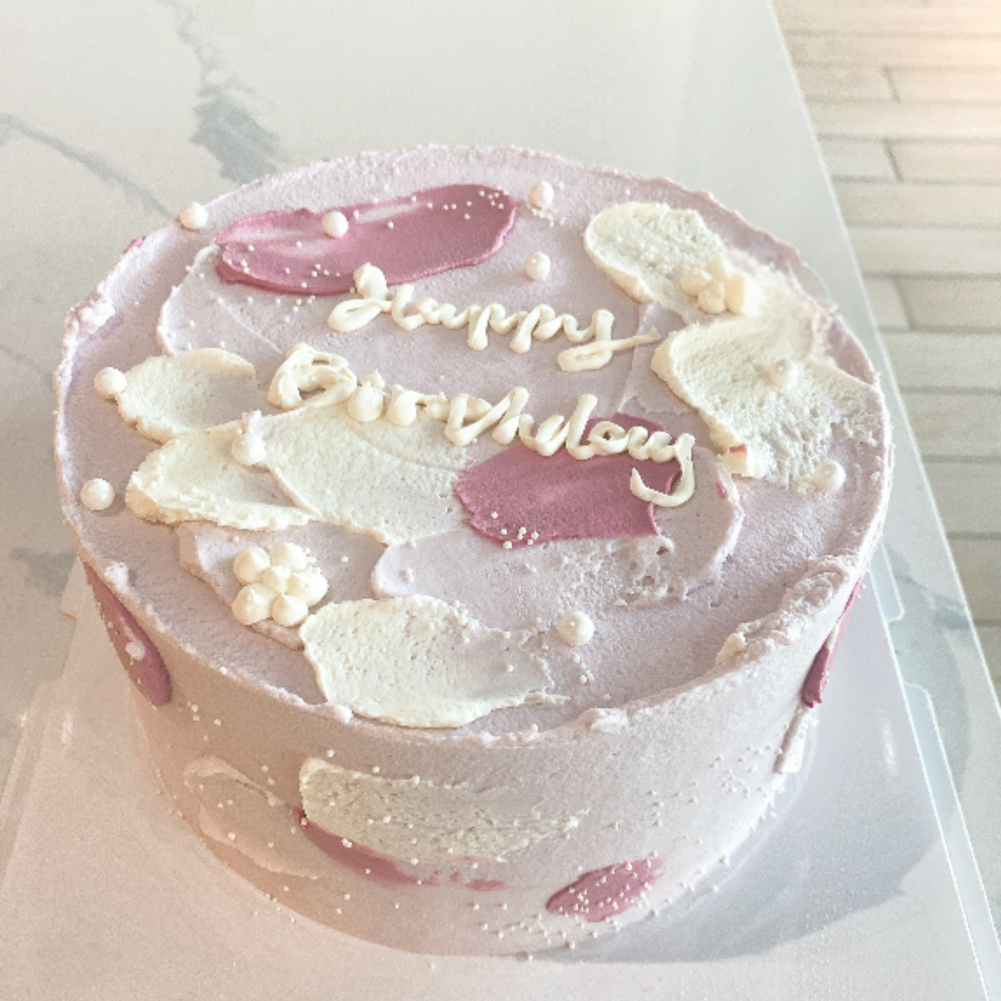 Fairy Pink Purple Cake