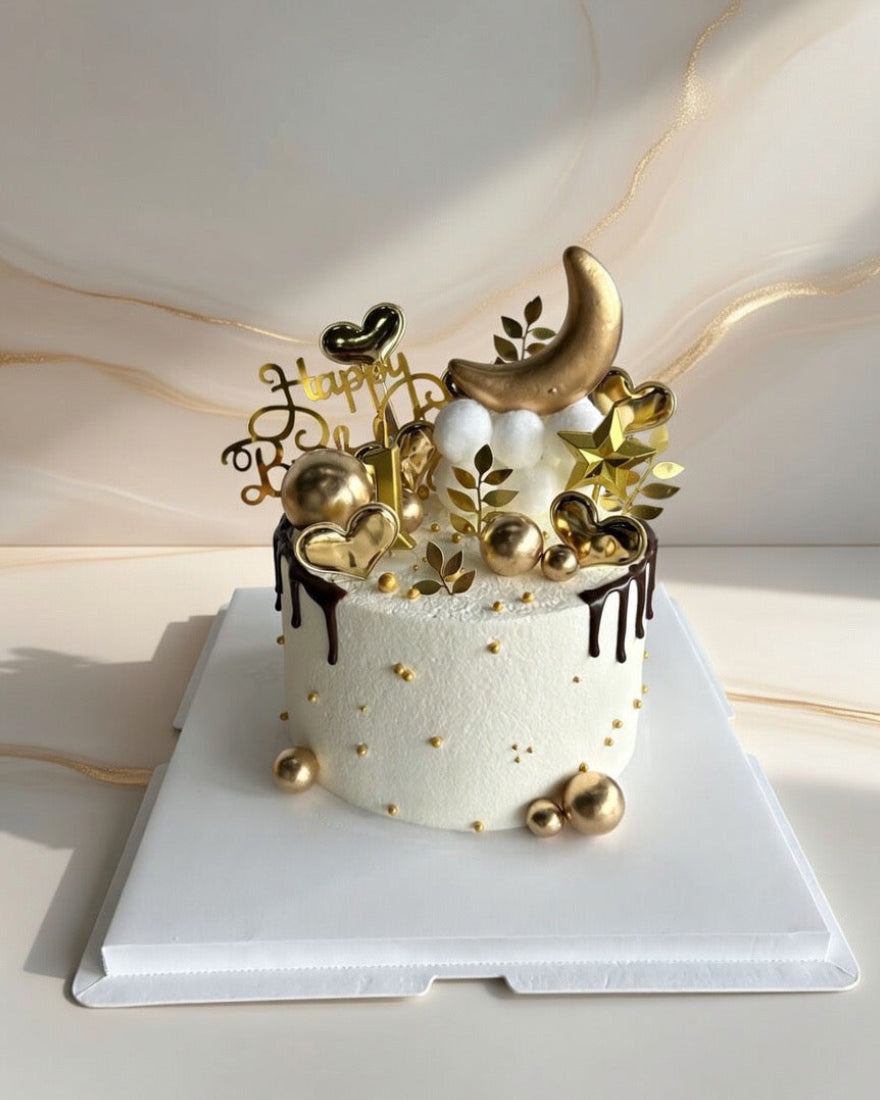 Golden Eclipse Cake