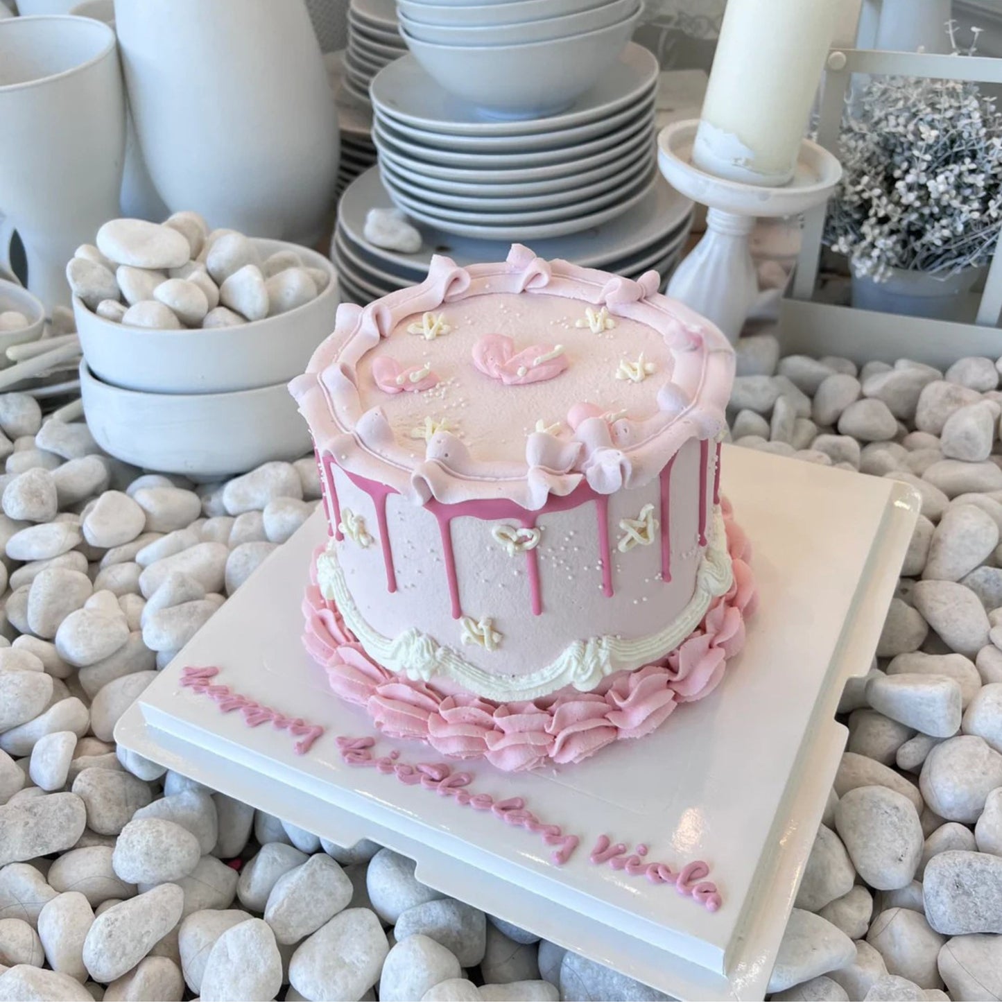 Pinky Purple Cake