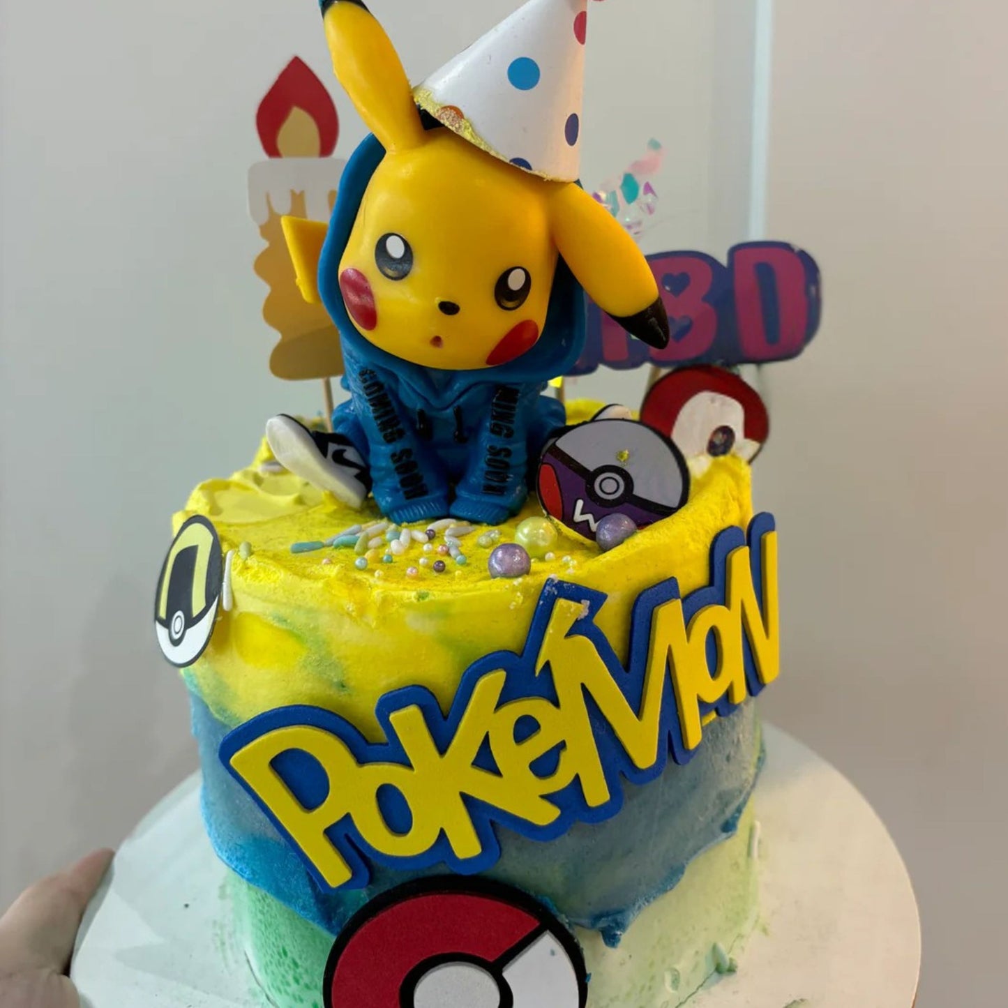 Pikachu-Shaped Custom Cake