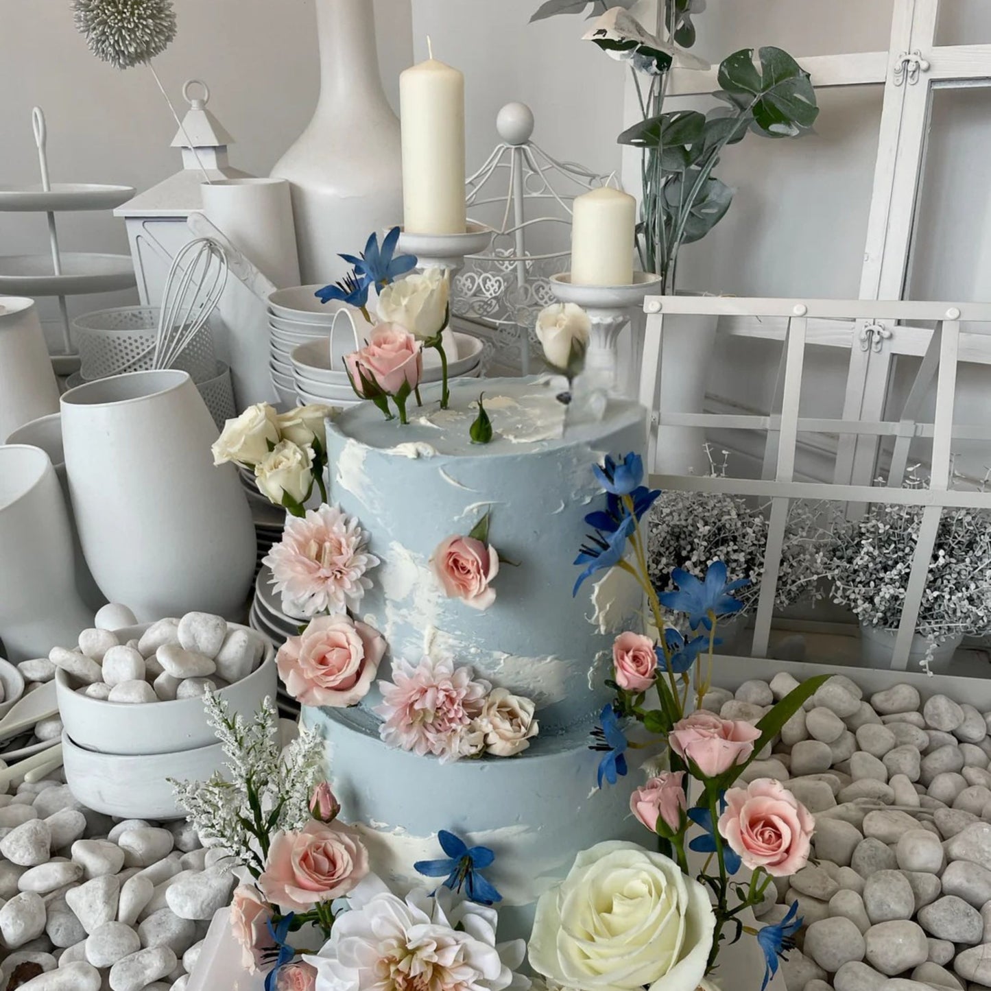 Rose Butterfly Cake