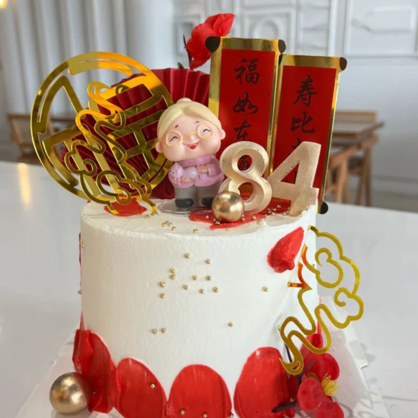 Longevity Female Elder Cake