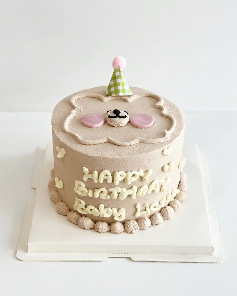 Warm Smile Bear Custom Cake