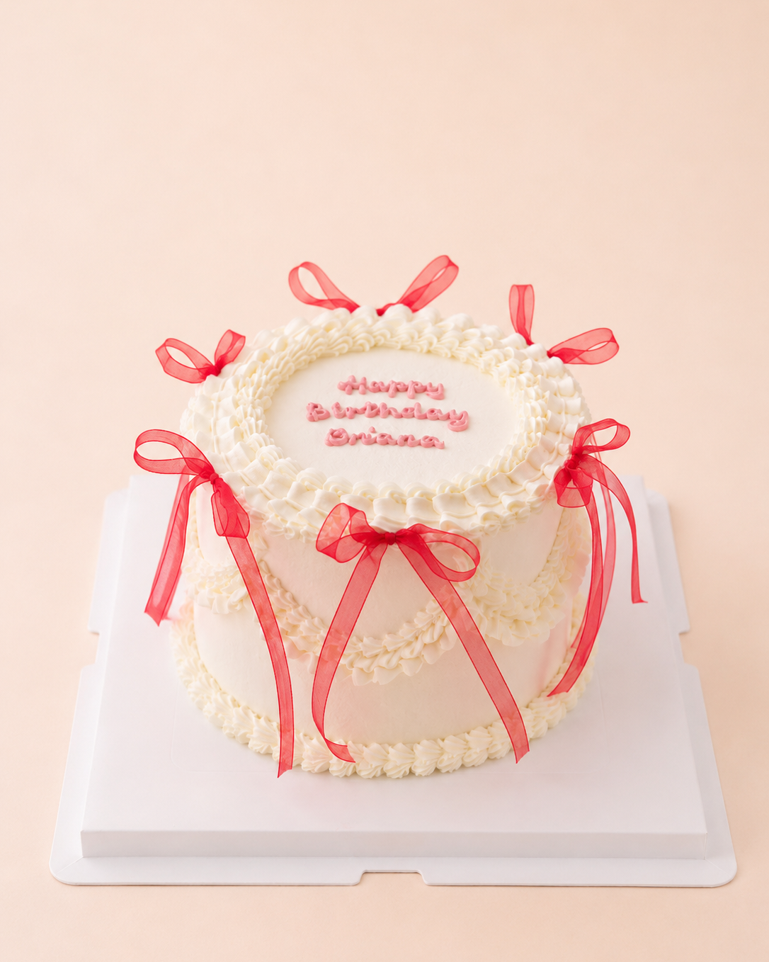 Scarlet Bow Cake