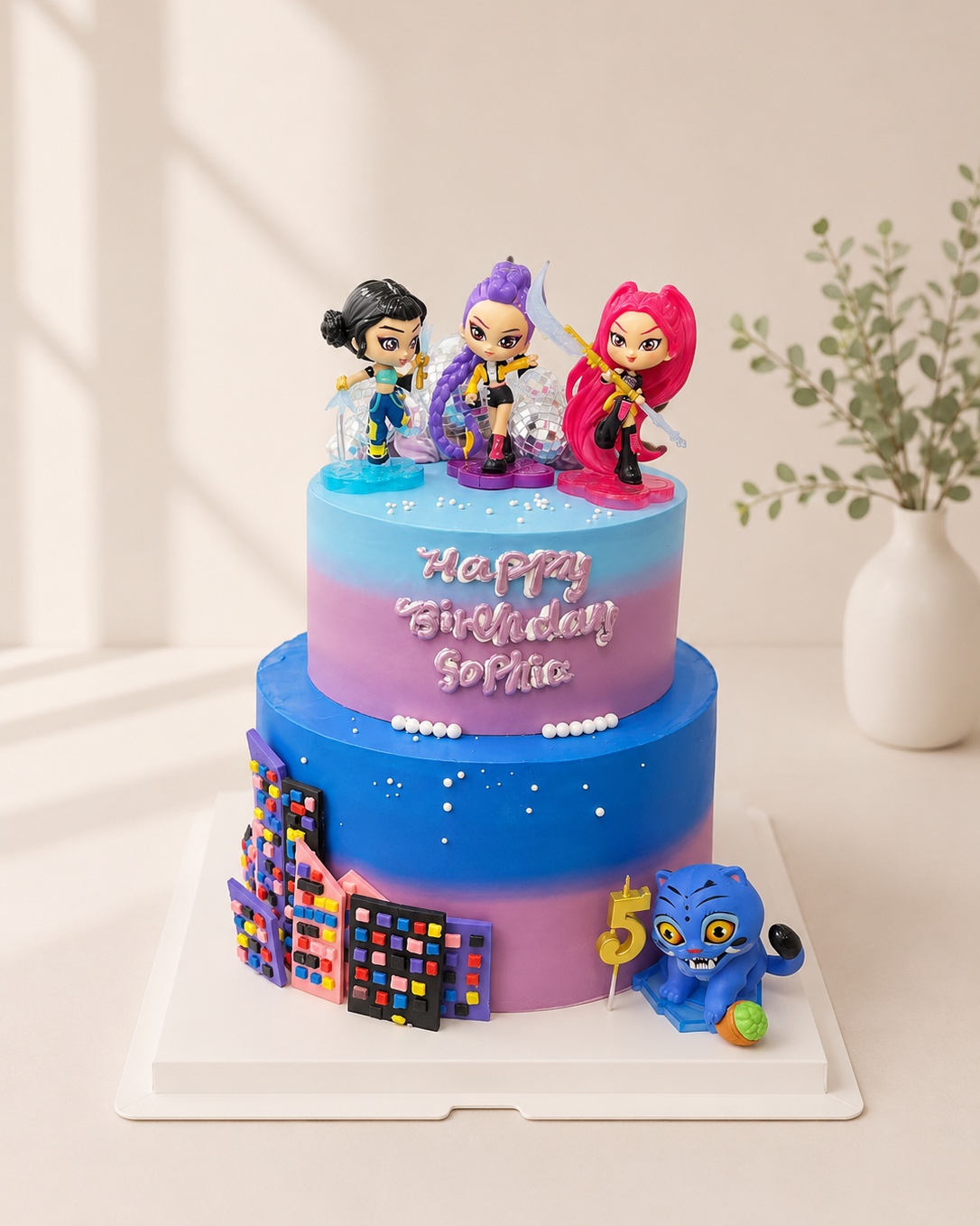 Kpop Demon Hunters Cake