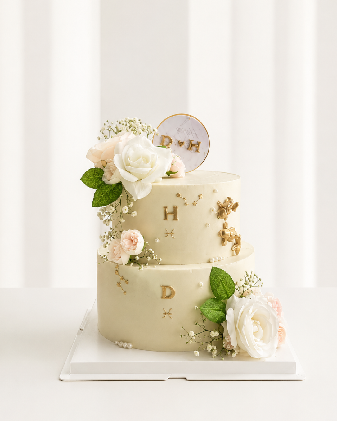 Ivory Romance Cake