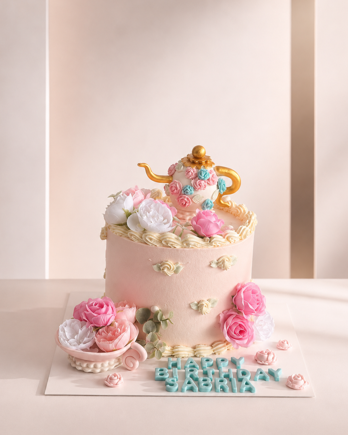 Garden Tea Party Cake