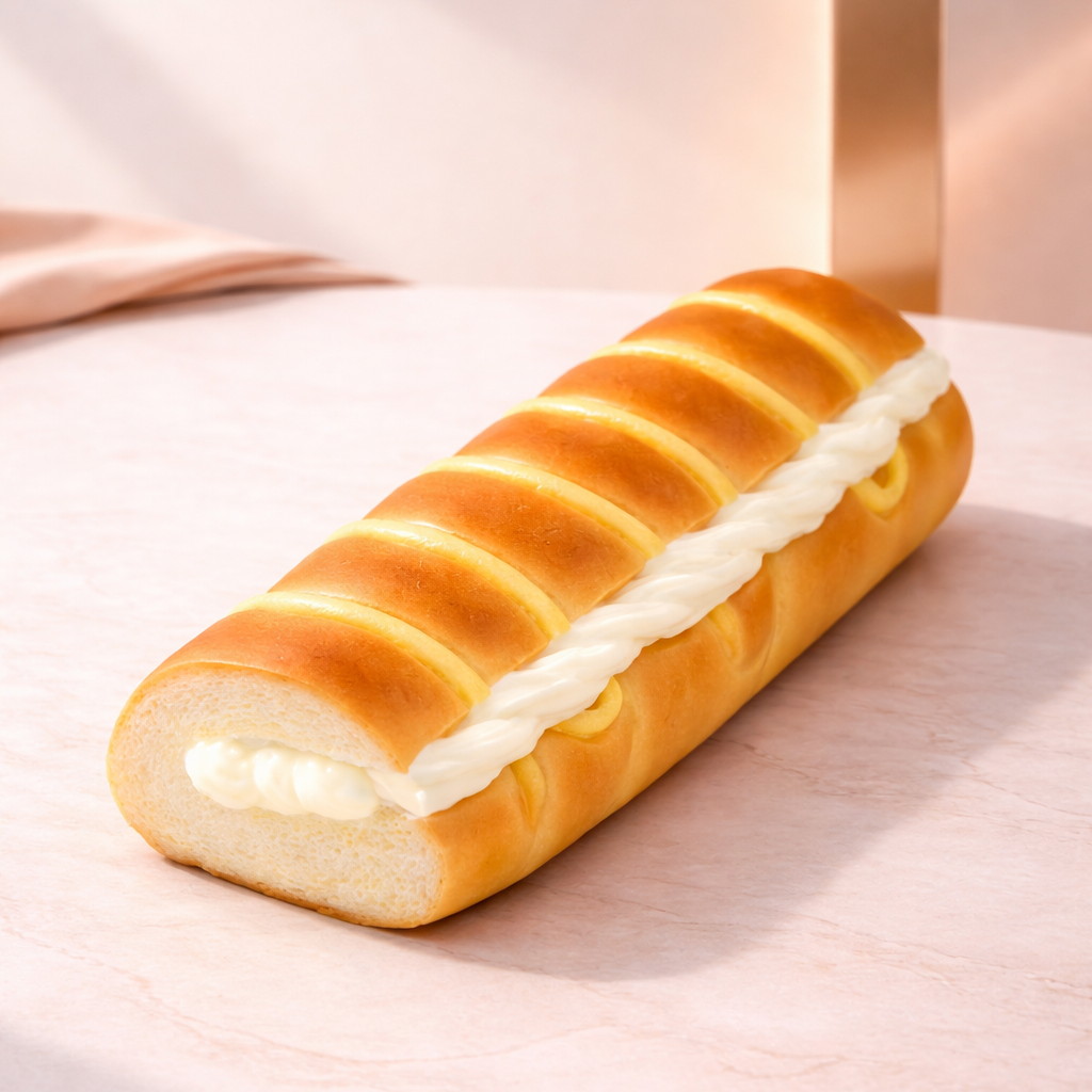 Caterpillar Cream Bun
