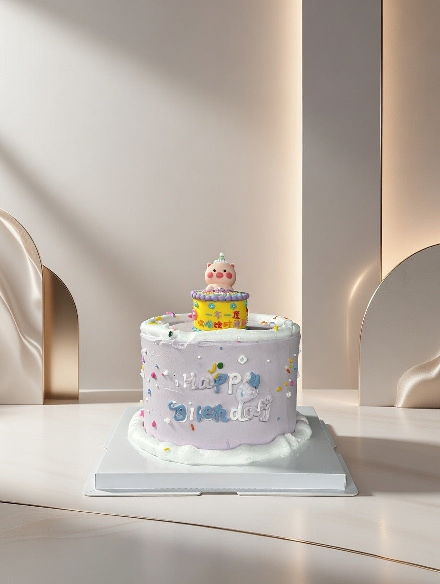 Mini Pig Cake 小豬蛋糕