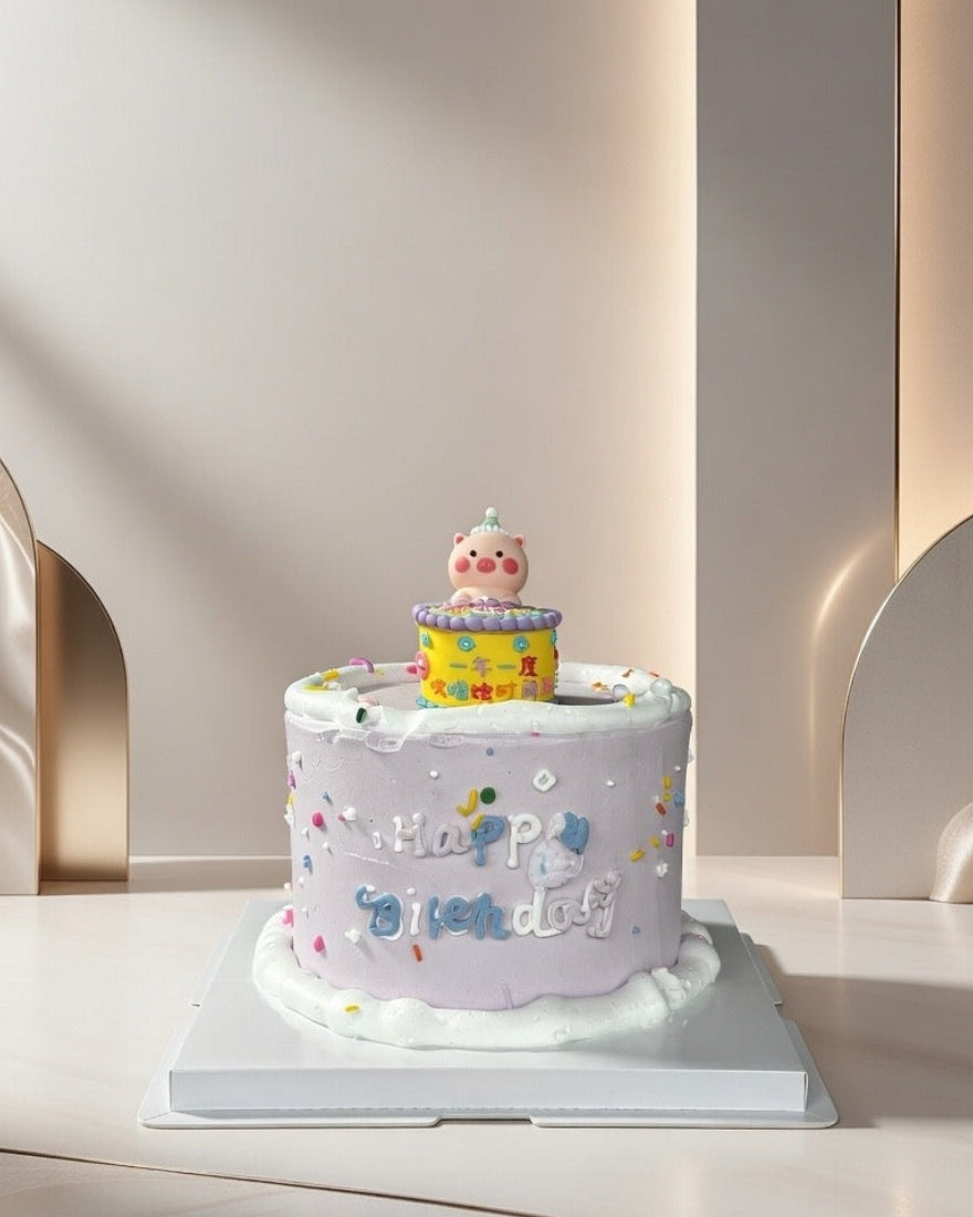 Piggy Party Cake