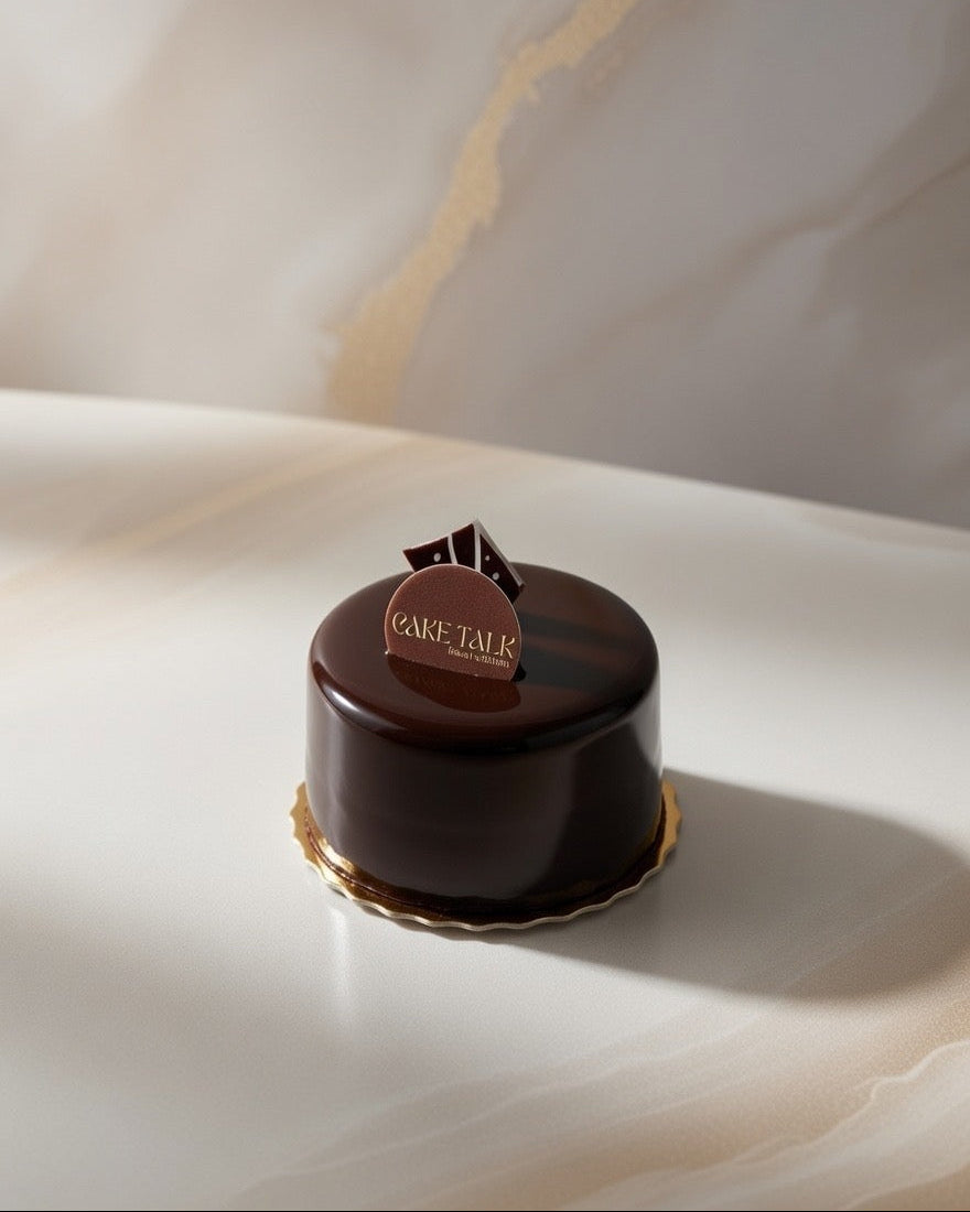 Dark Chocolate Raspberry Mousse Cake
