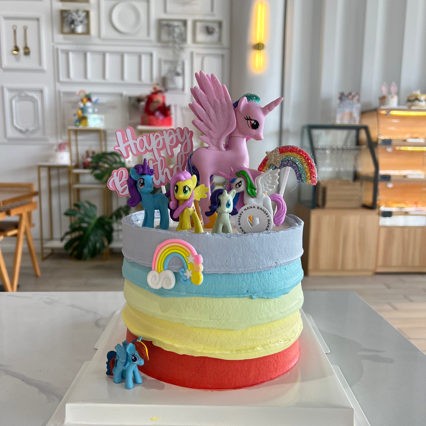 Rainbow Pony Cake
