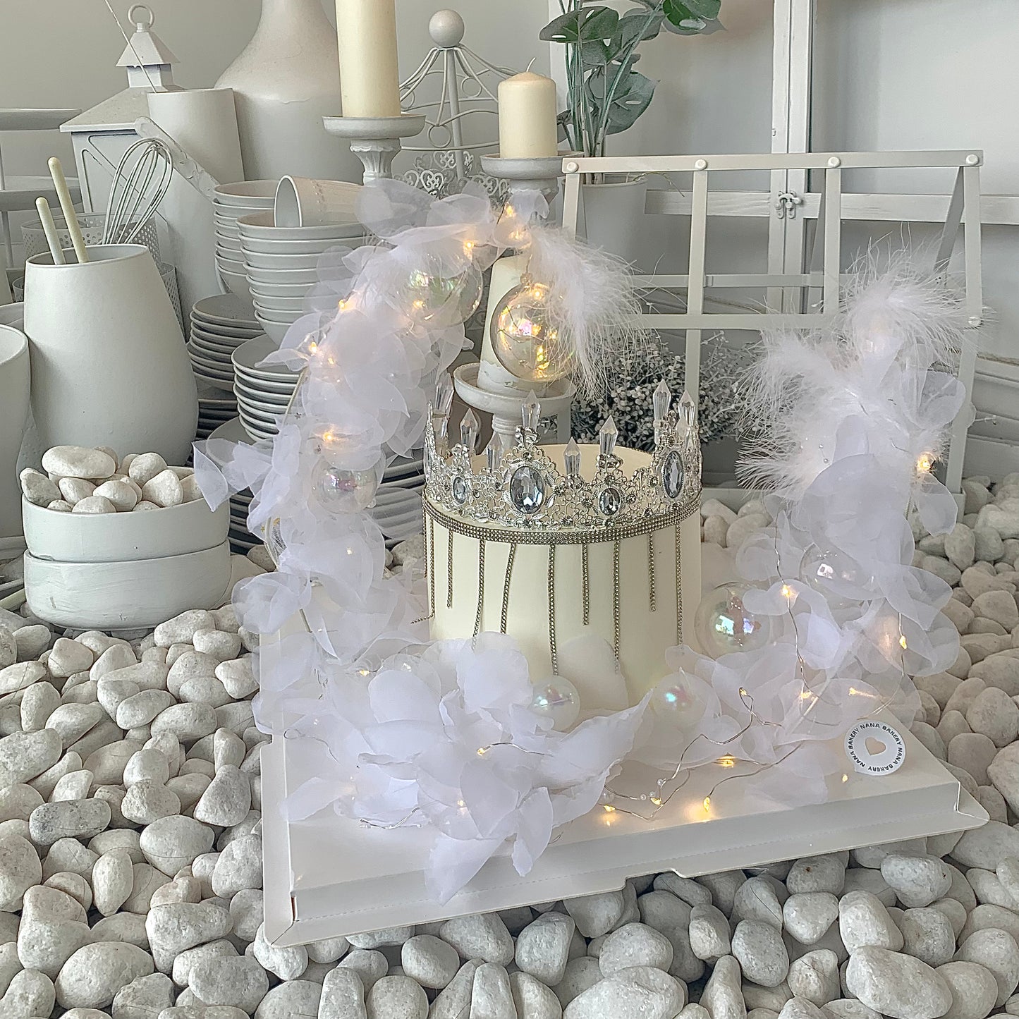 Dreamy Nebula Crown Cake