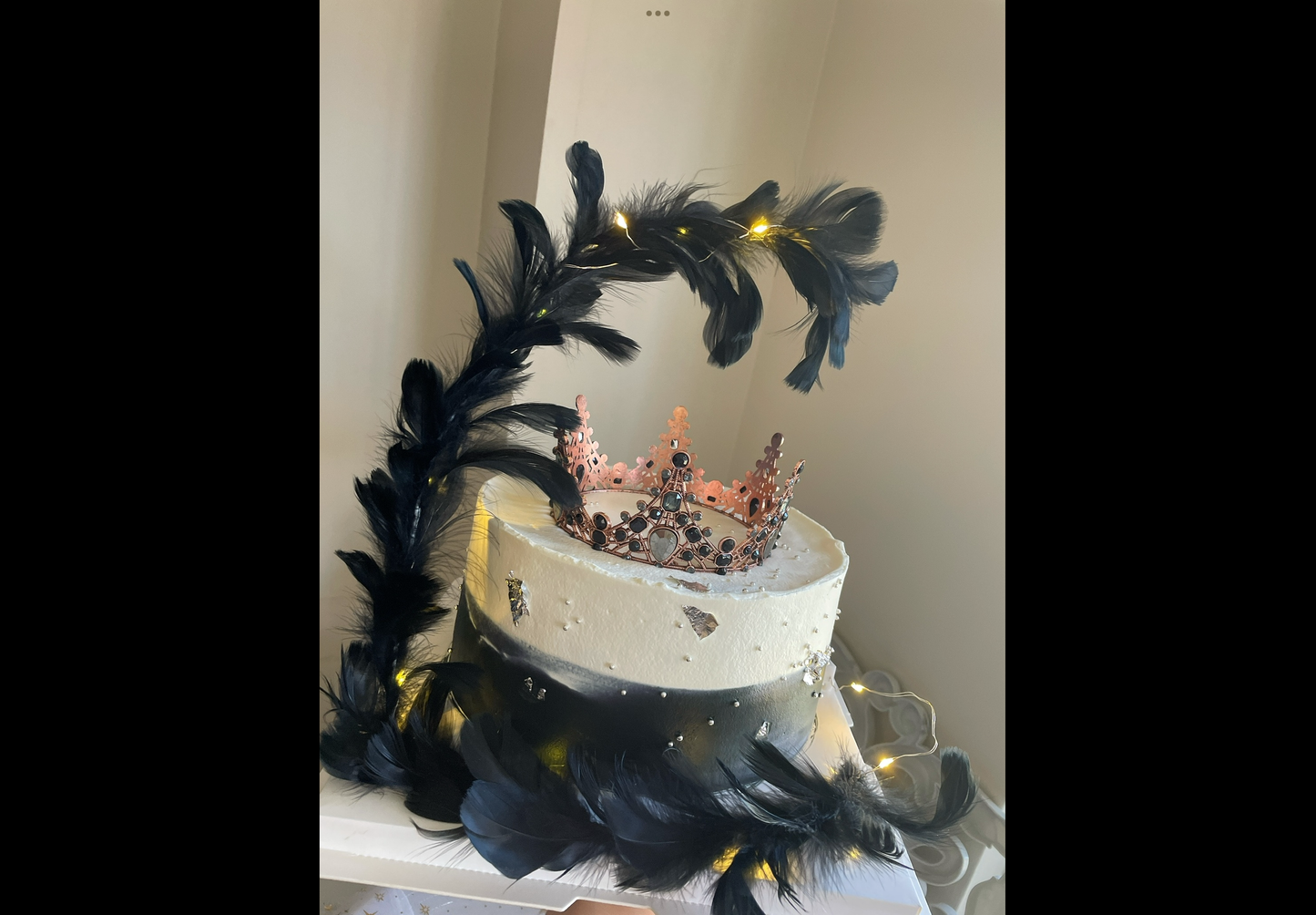 Crown Black Cake