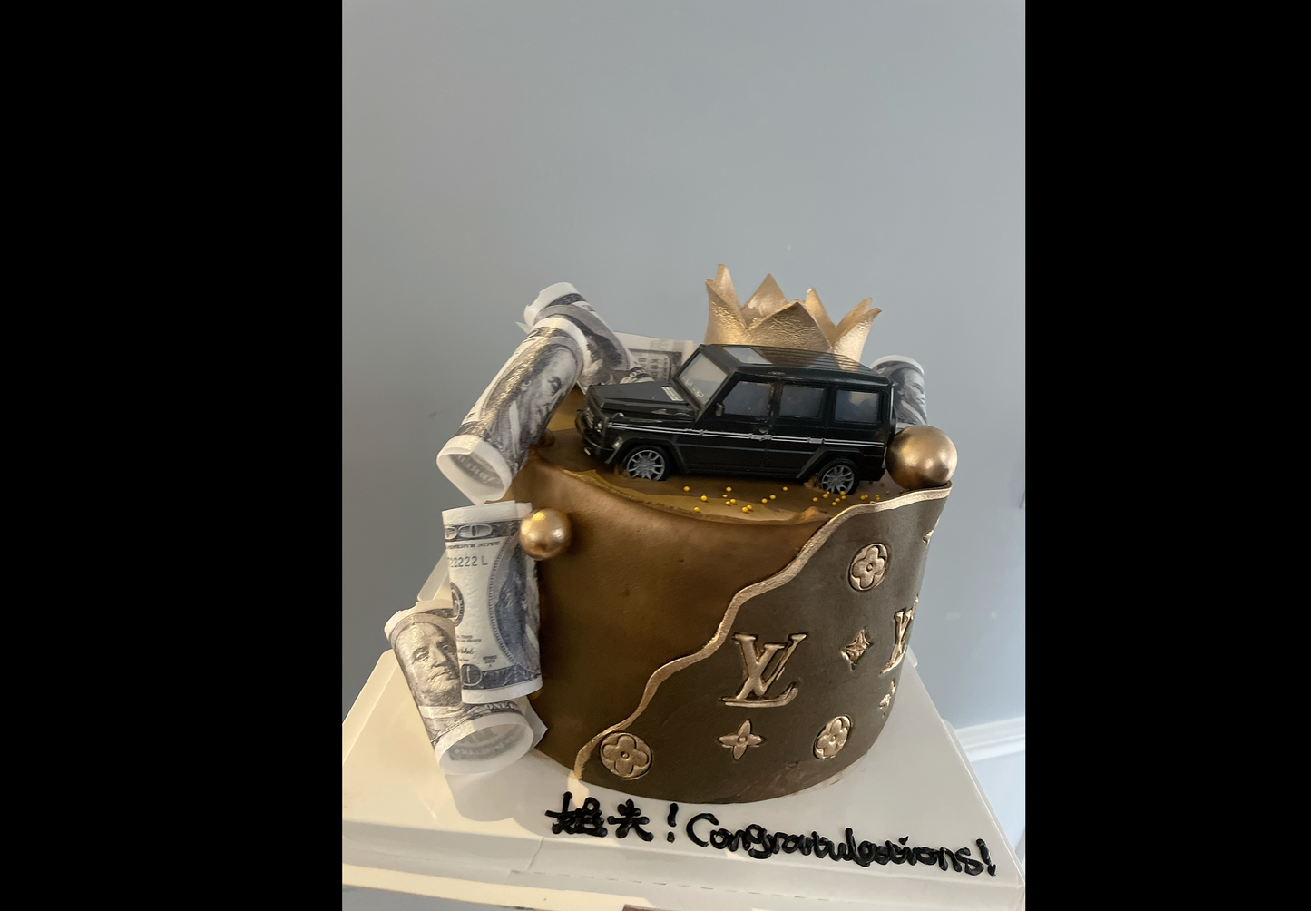 Luxury Car Brand Custom Cake