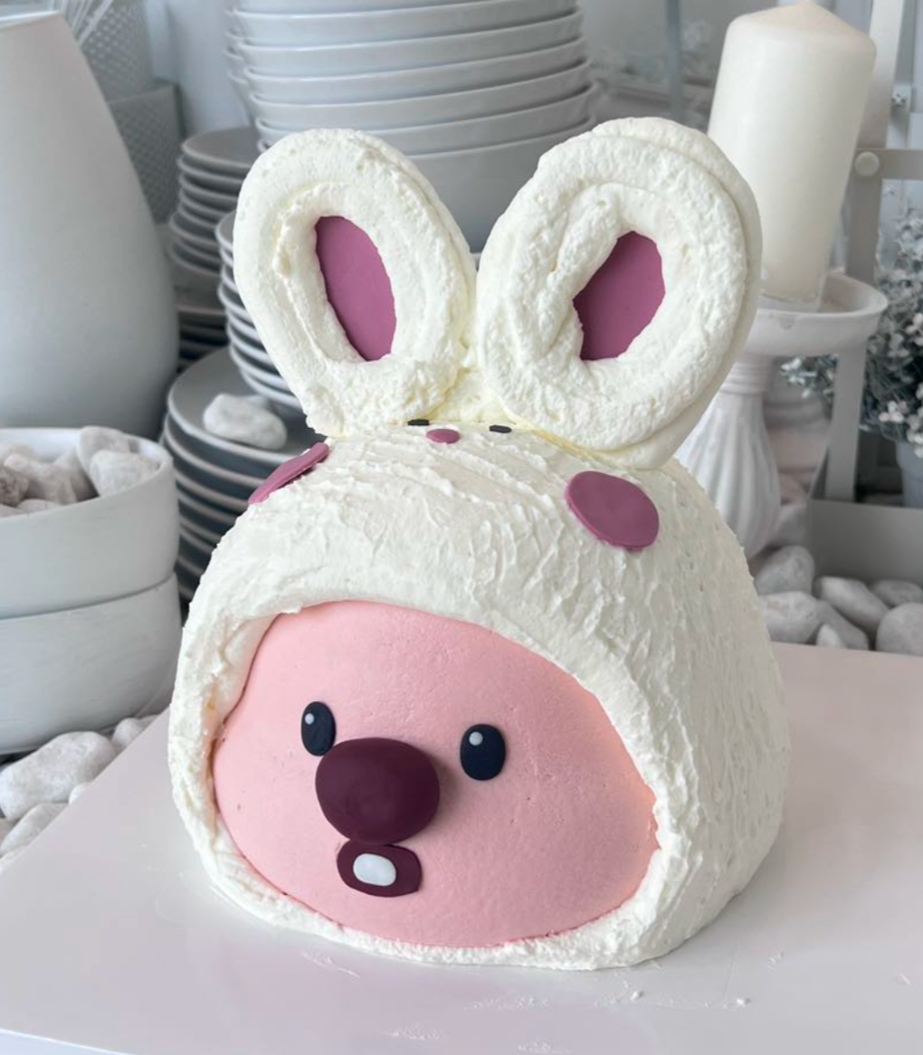 Little Rabbit Cold Hat Cake