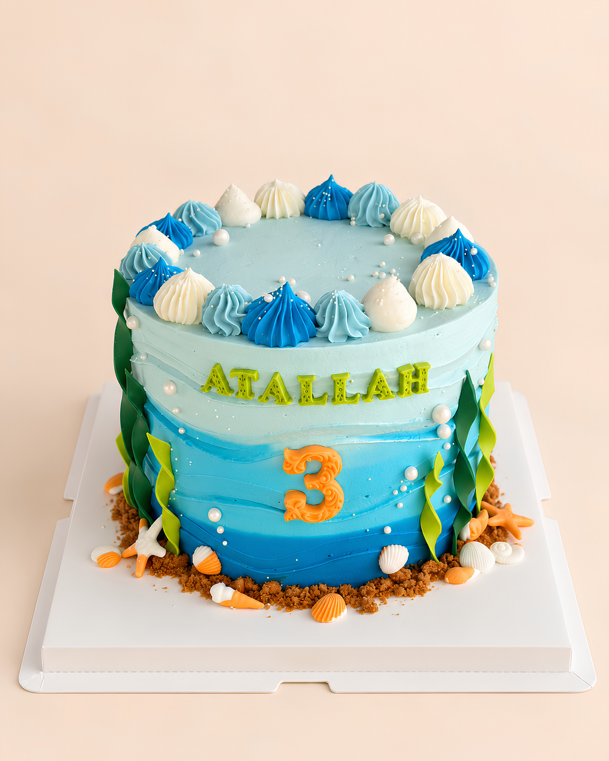 Into the Deep Blue Cake