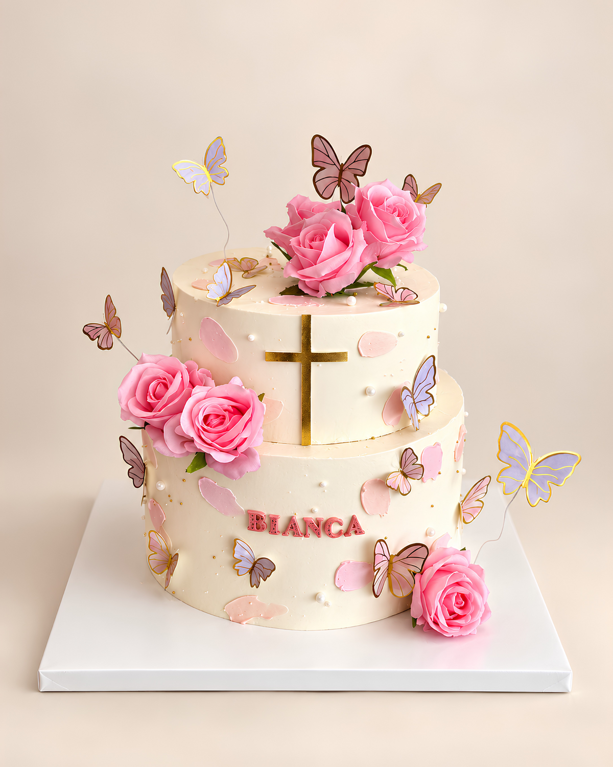 Blush & Blessings Cake