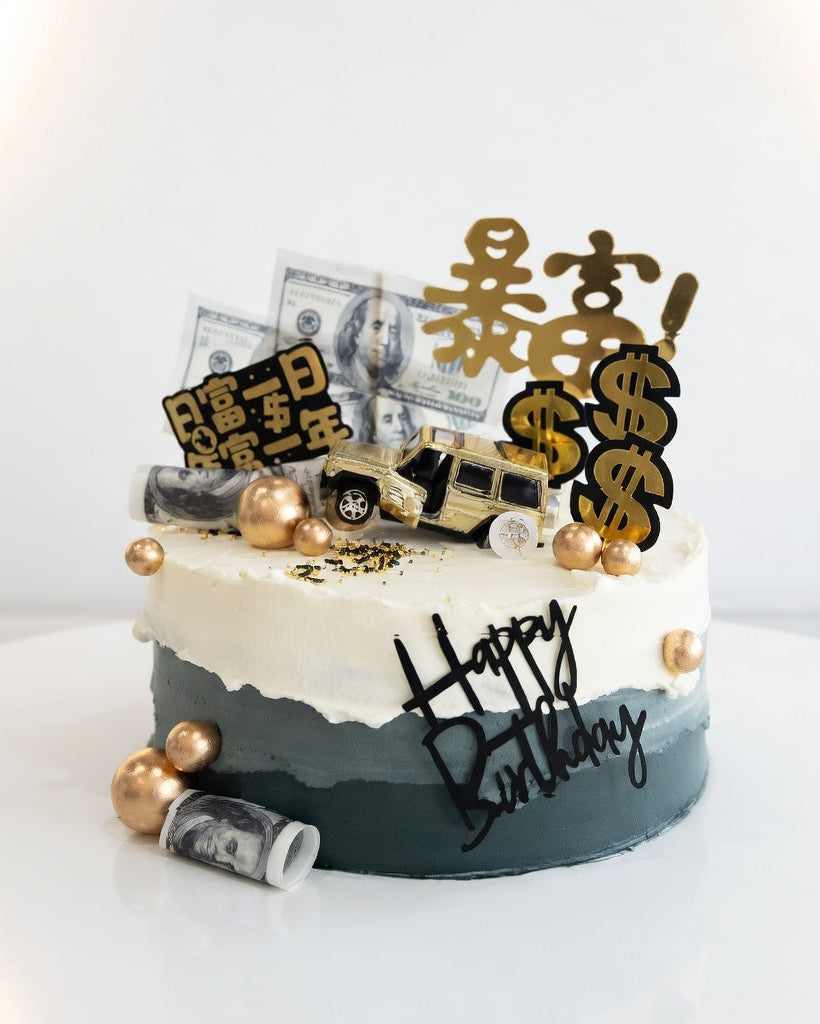 Golden Wealth Ride Cake