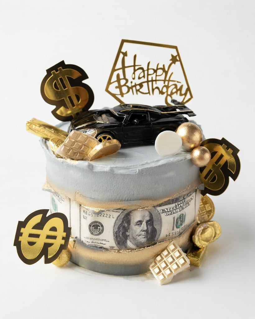 Golden Empire Ride Cake