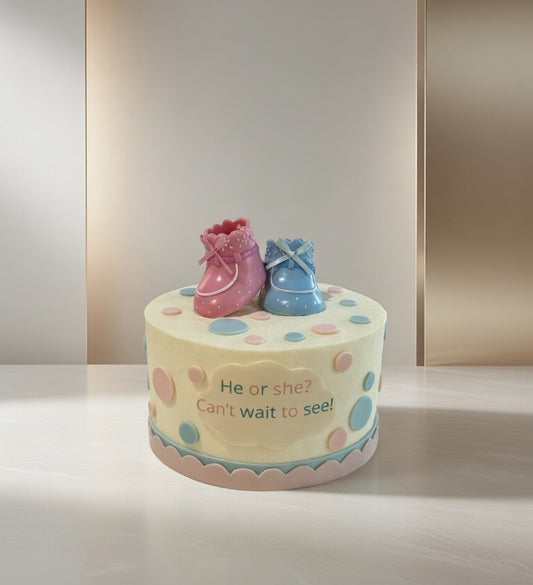 Baby Gender Reveal Cake