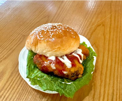 Chicken chop buns
