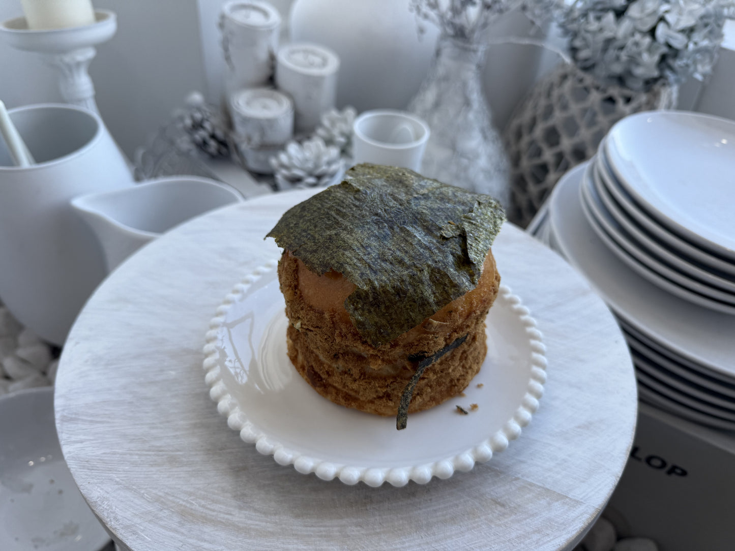 Cheese Pork Floss Seaweed Bun