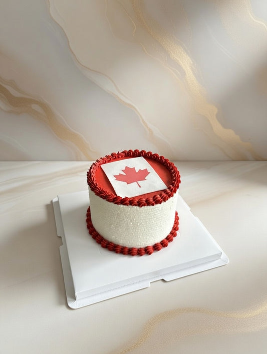Canadian Maple Leaf Cake