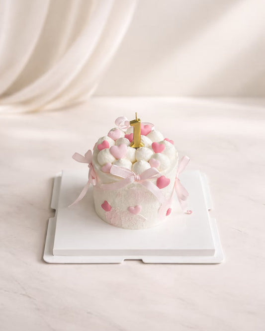 Blushing Hearts Cake