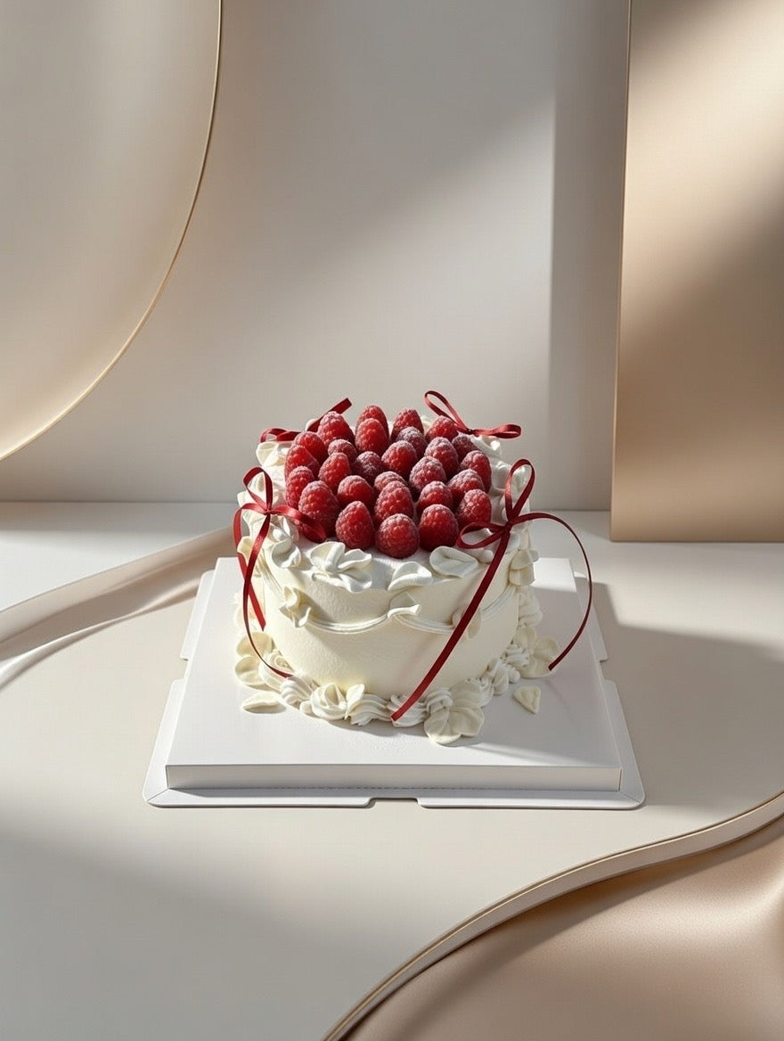 Raspberry Blossom Cake