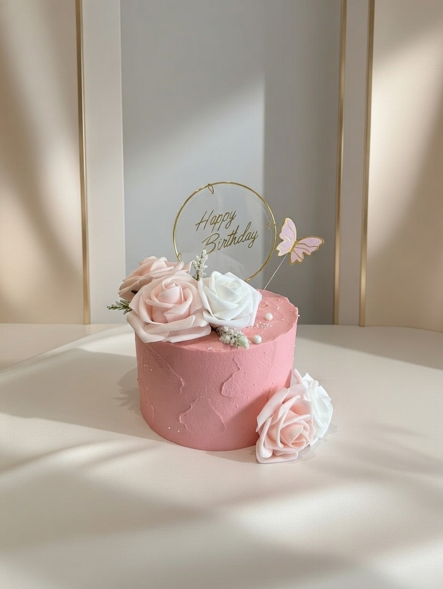 Orange Pink Rose Garden