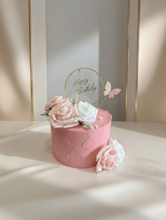 Orange Pink Rose Garden