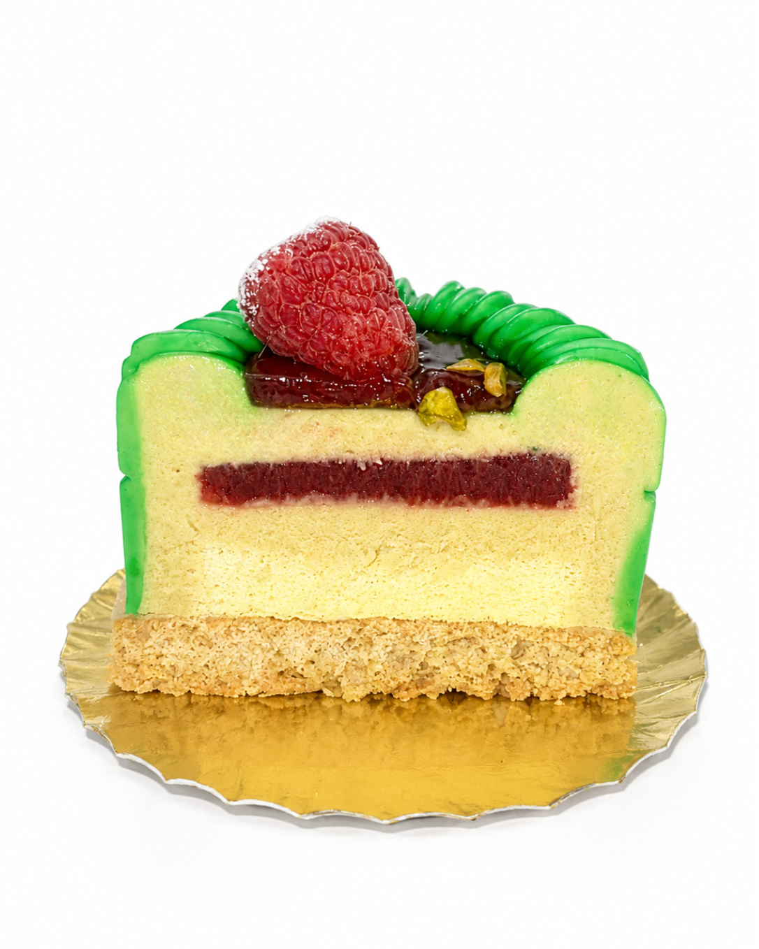 Pistachio Raspberry Mousse