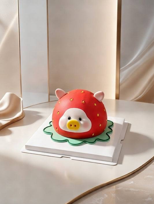 Strawberry Piggy Cake