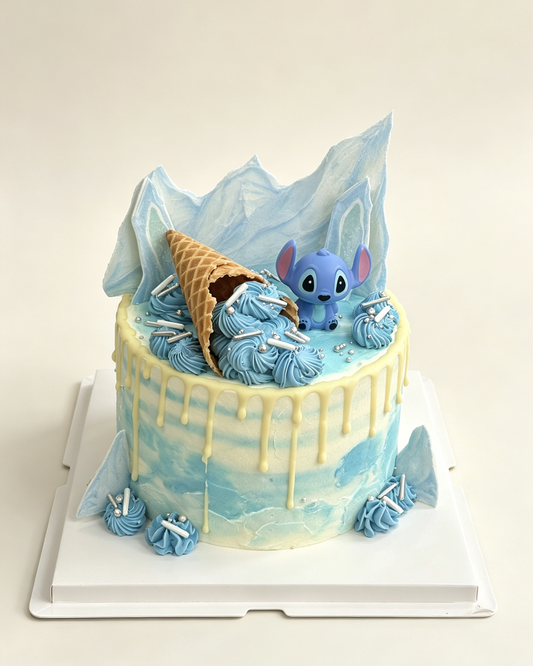 Stitch Glacier Cake