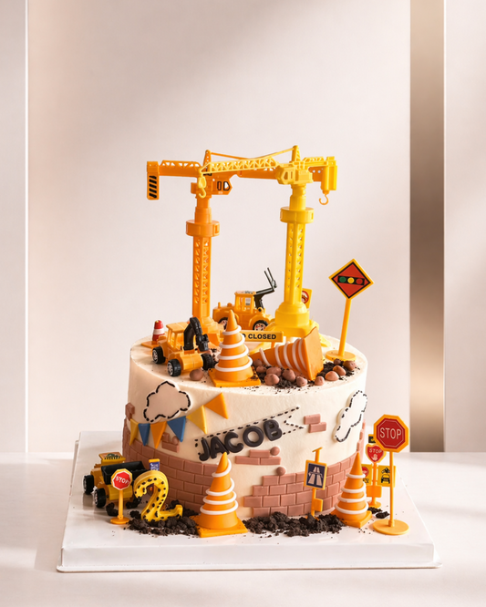Under Construction Cake