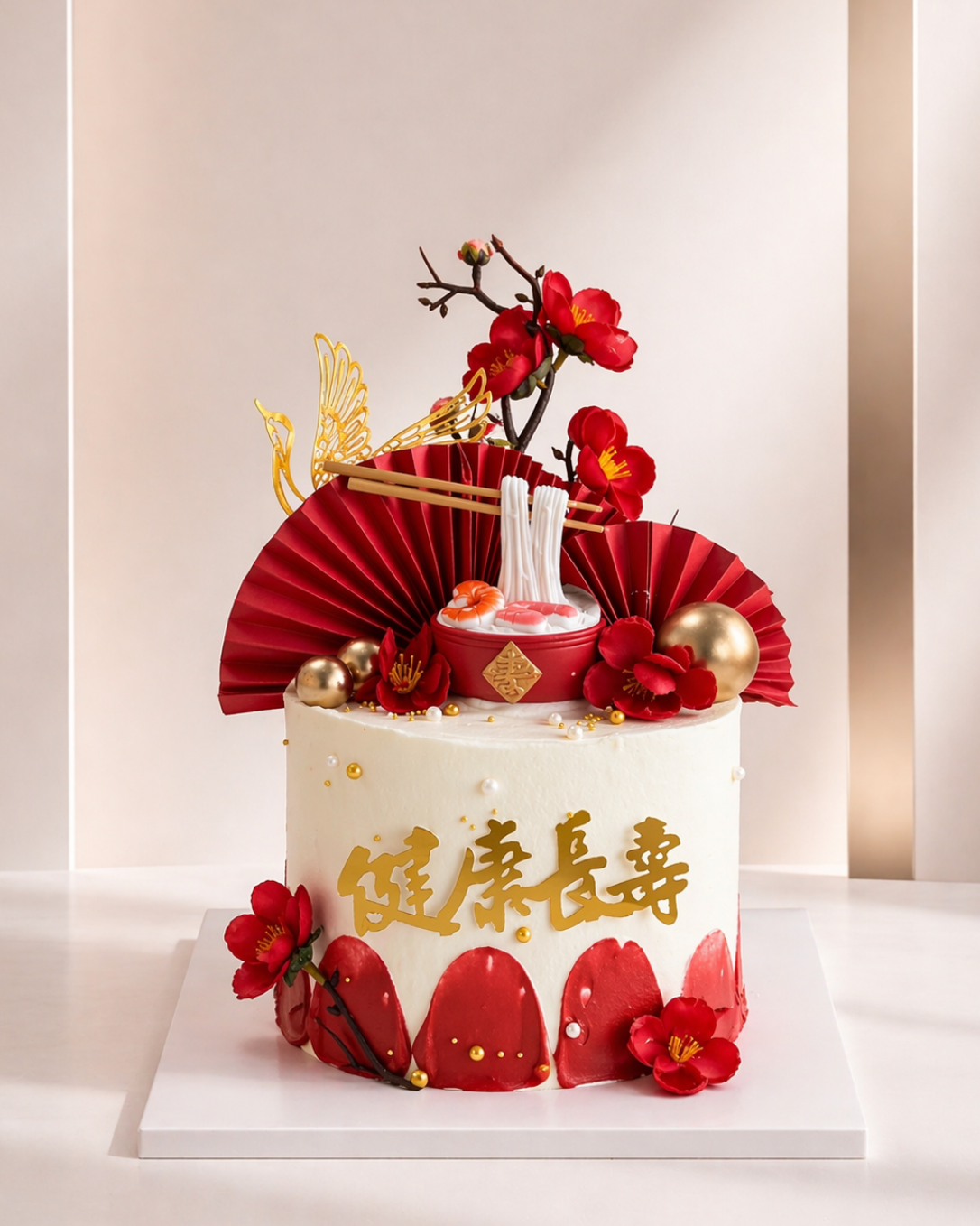 Longevity noodle cake
