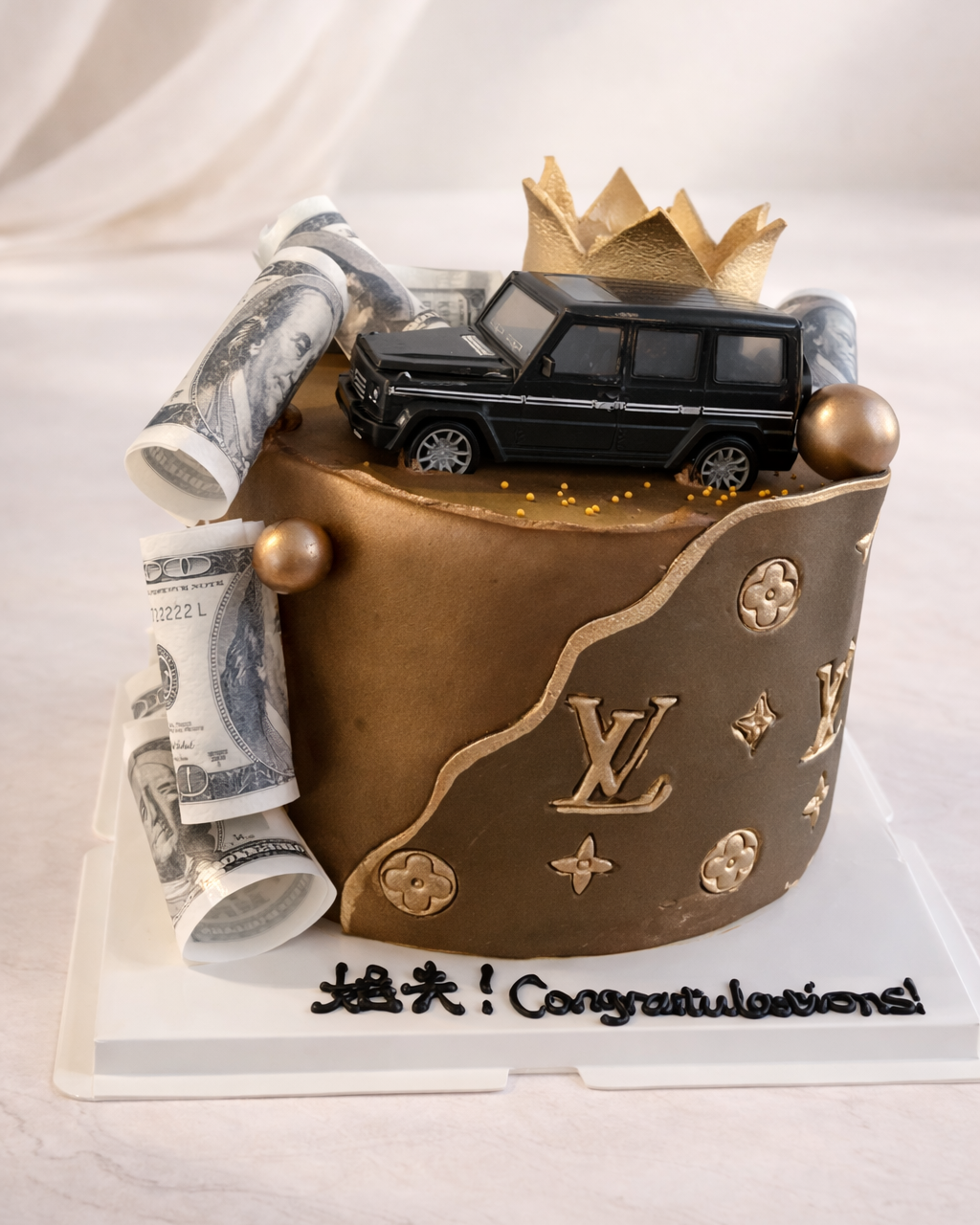 Luxury Car Brand Custom Cake