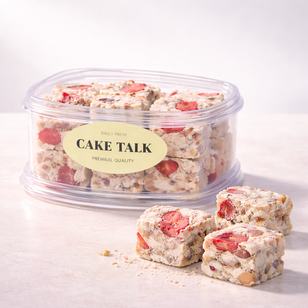 Strawberry Snowflake Crisp