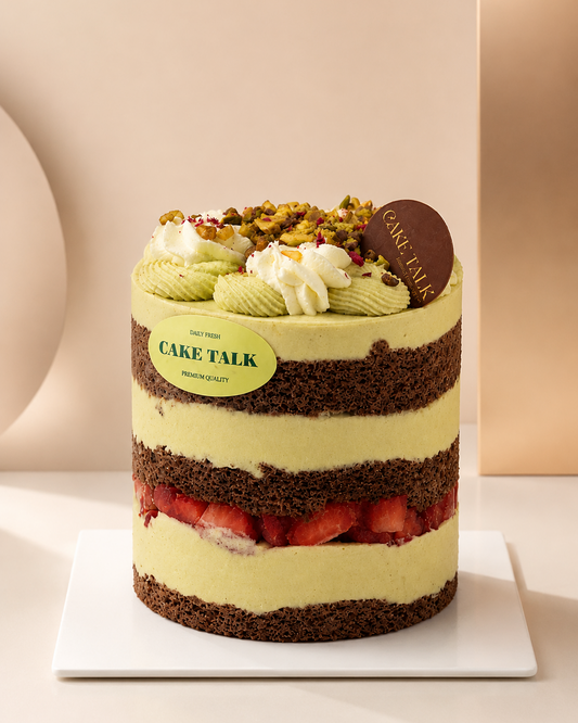 4" Dubai Chocolate Pistachio Cake