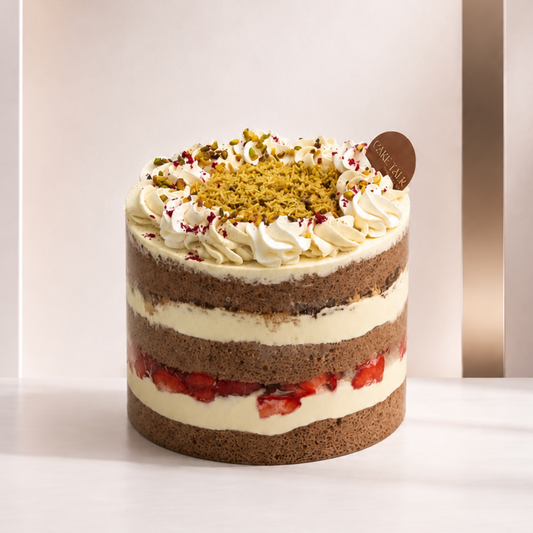 Dubai Chocolate Pistachio Cake