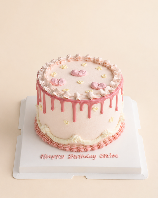 Vintage Pink Lace Cake