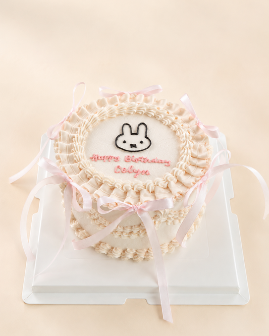 Bunny Ruffle Cake